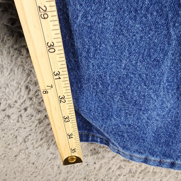 Wrangler Jeans Mens 36x36 Blue Cotton Mid Rise Bootcut *GUC* - Picture 7 of 11